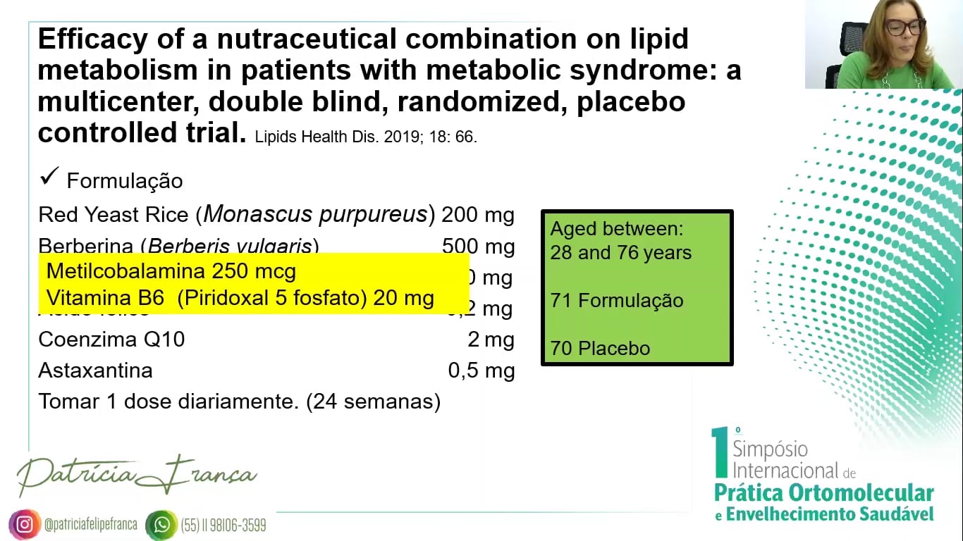 Como prescrever nutrientes e/ou fármacos em uma fórmula apenas procurando sinergismos.